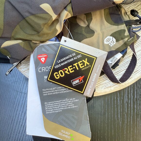 Mountain Hardwear High Exposure Gore-Tex Mitt Unisex Large Camouflage Winter NEW - Picture 5 of 7